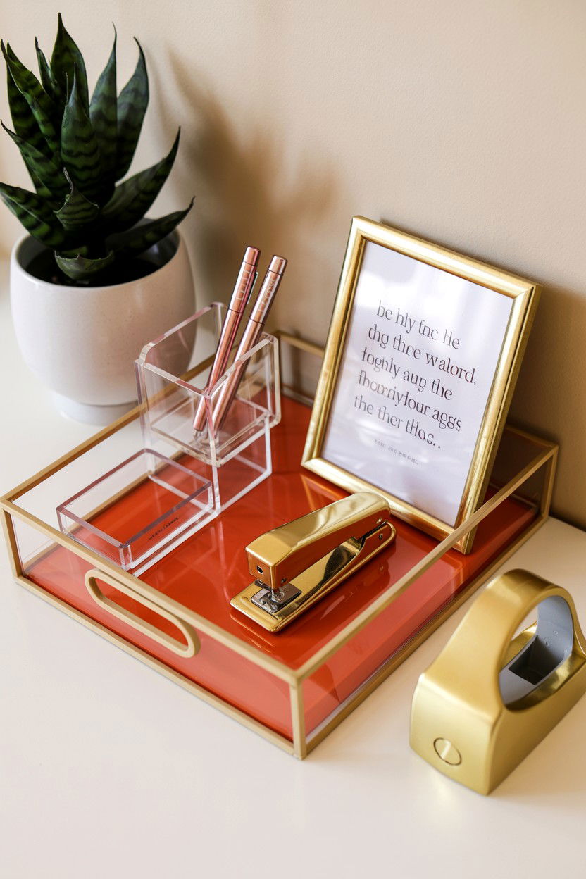 Desk accessory gift basket - 25 Valentine's Day Teacher Gift Basket Ideas