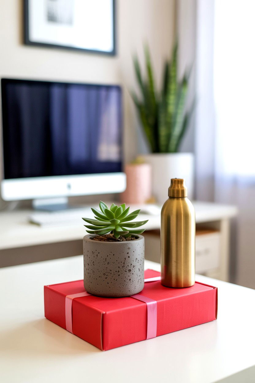 Desktop Plant Set - 25 Valentine's Day Gift Box Ideas for Him