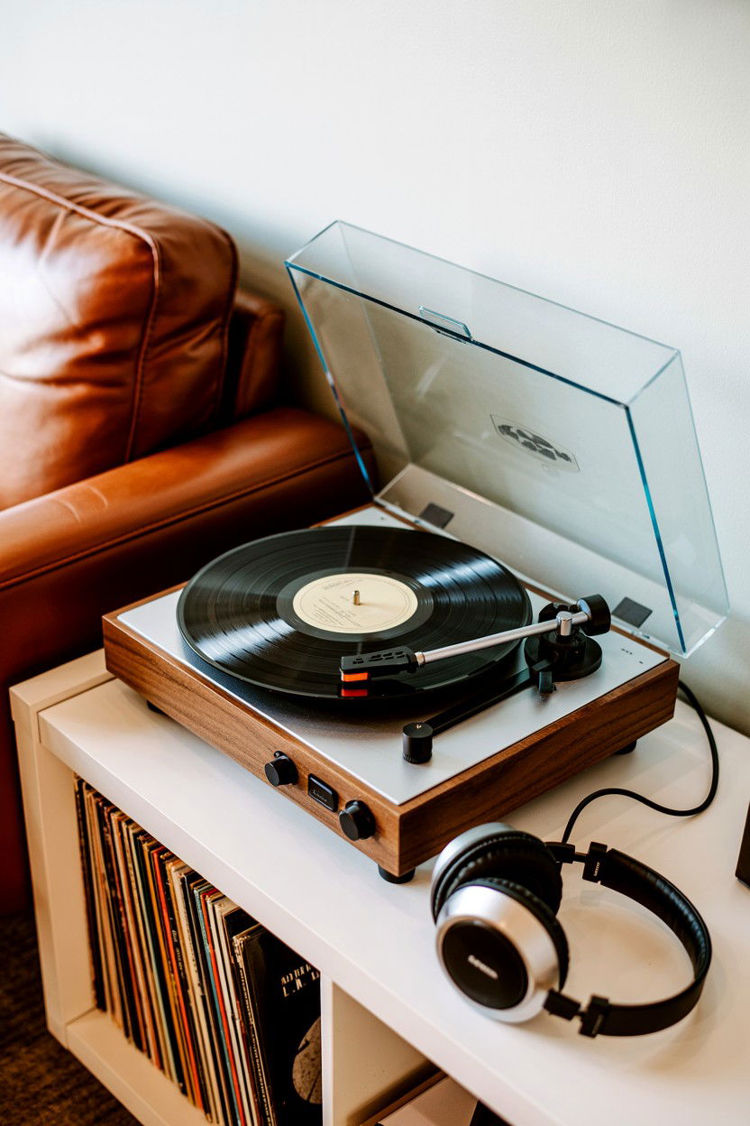 Desktop Record Player - 25 Aesthetic Valentine's Day Gifts for Her
