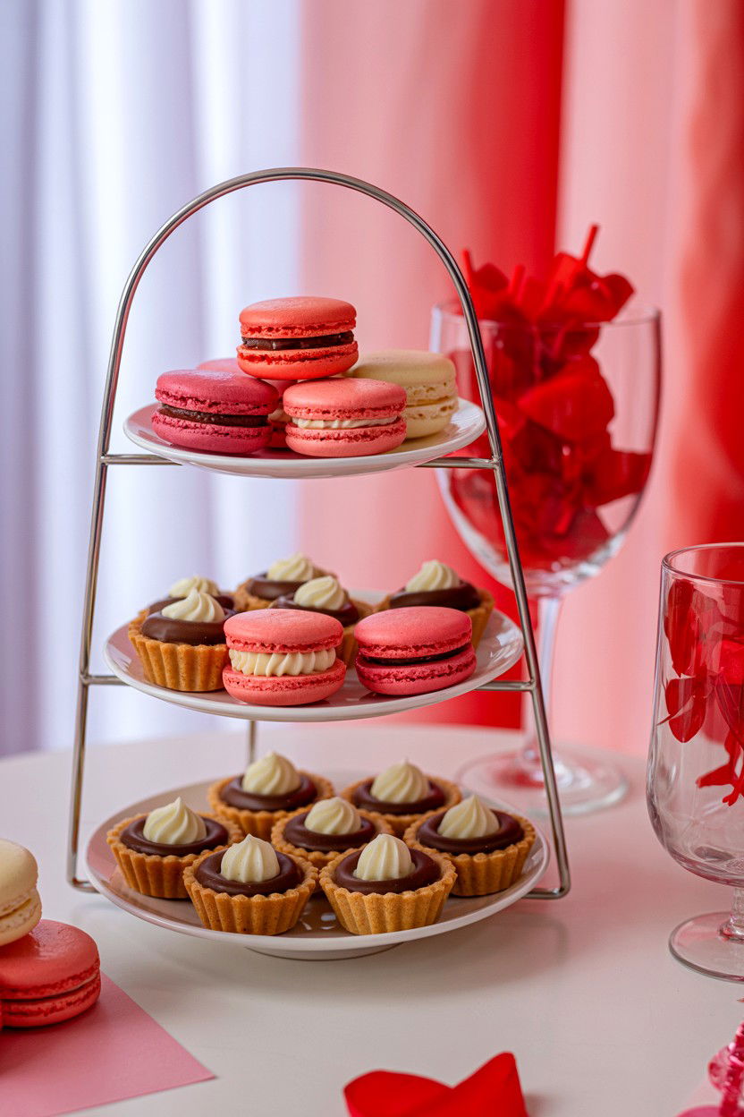 Dessert Bar - 25 Last Minute Valentine's Day Ideas