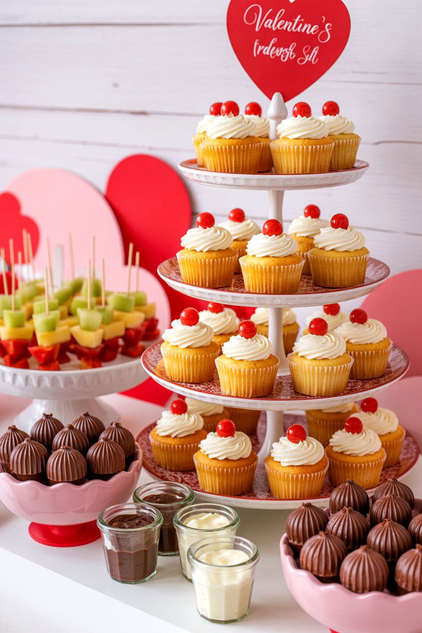 Dessert Bar - 25 Valentine's Day Ideas for Homebodies