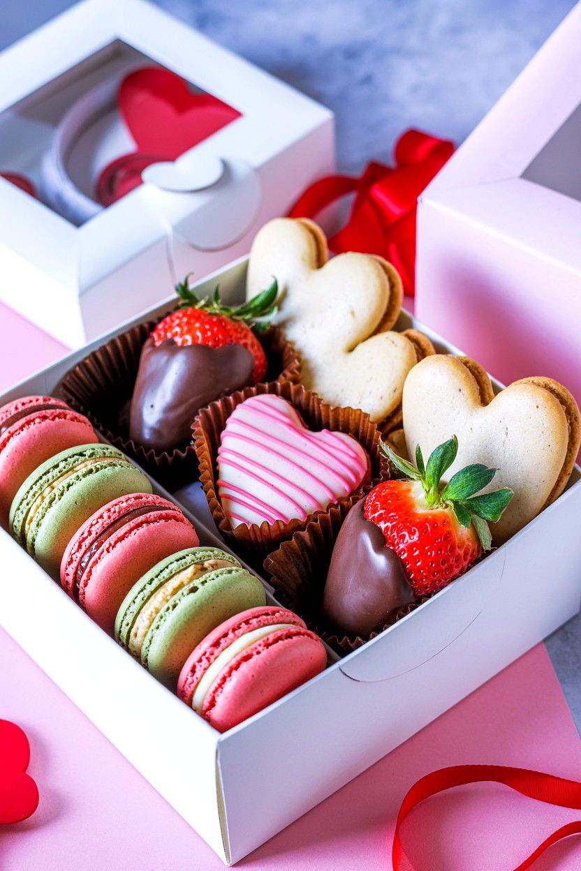 Dessert Gift Box - 25 Valentine's Day Box Surprise Ideas