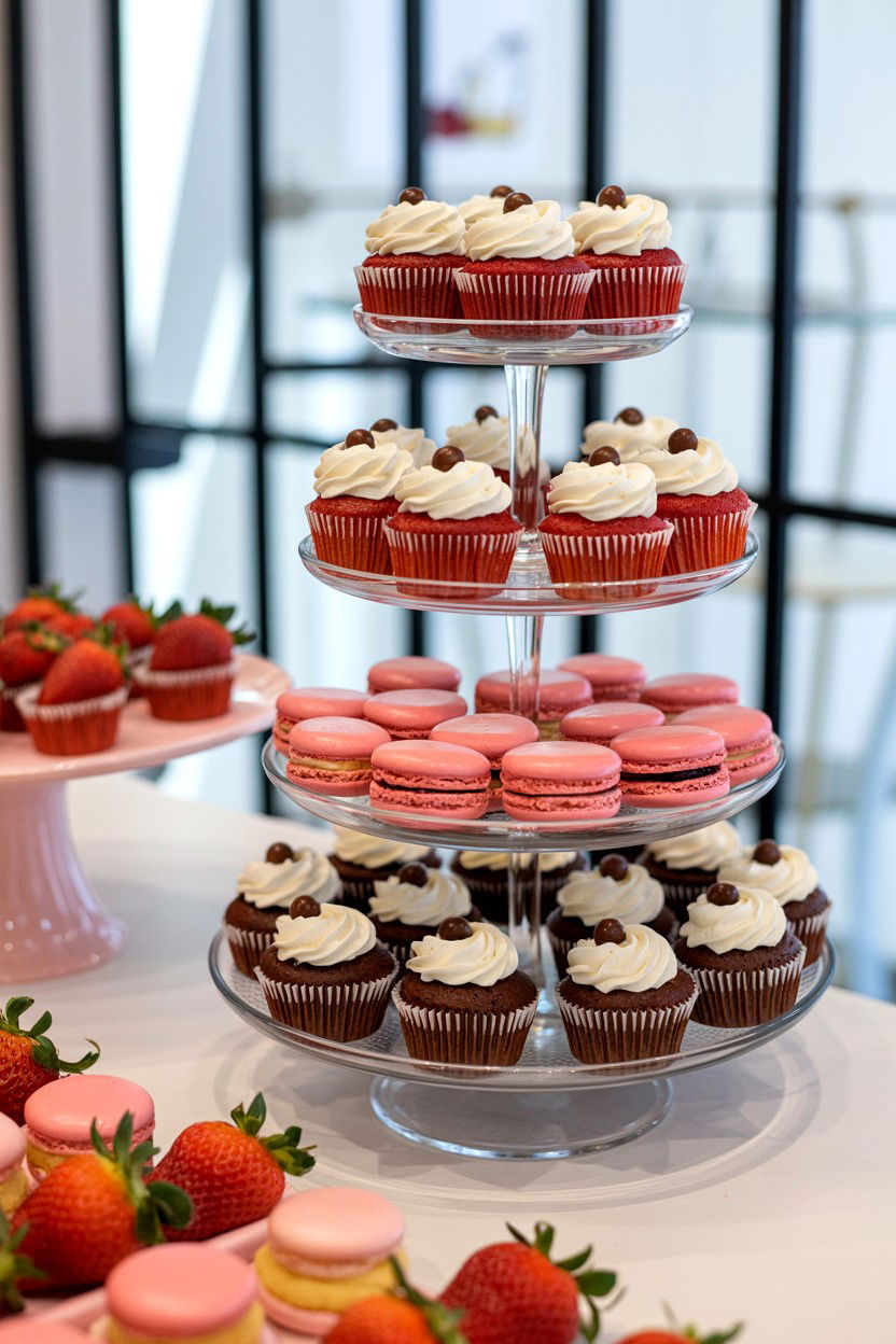 Dessert Table - 25 Valentine's Day Office Party Ideas