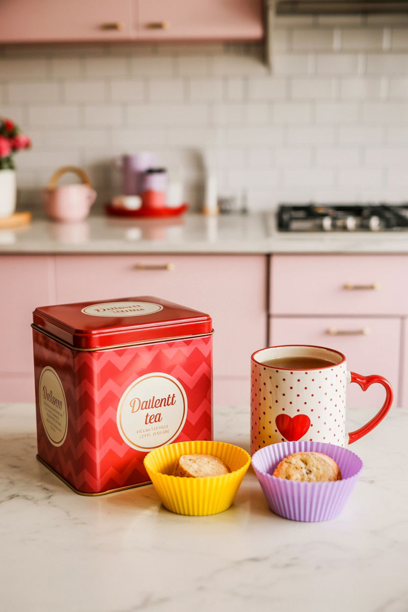 Dessert Tea Gift Set - 25 Valentine's Day Tea Gift Basket Ideas