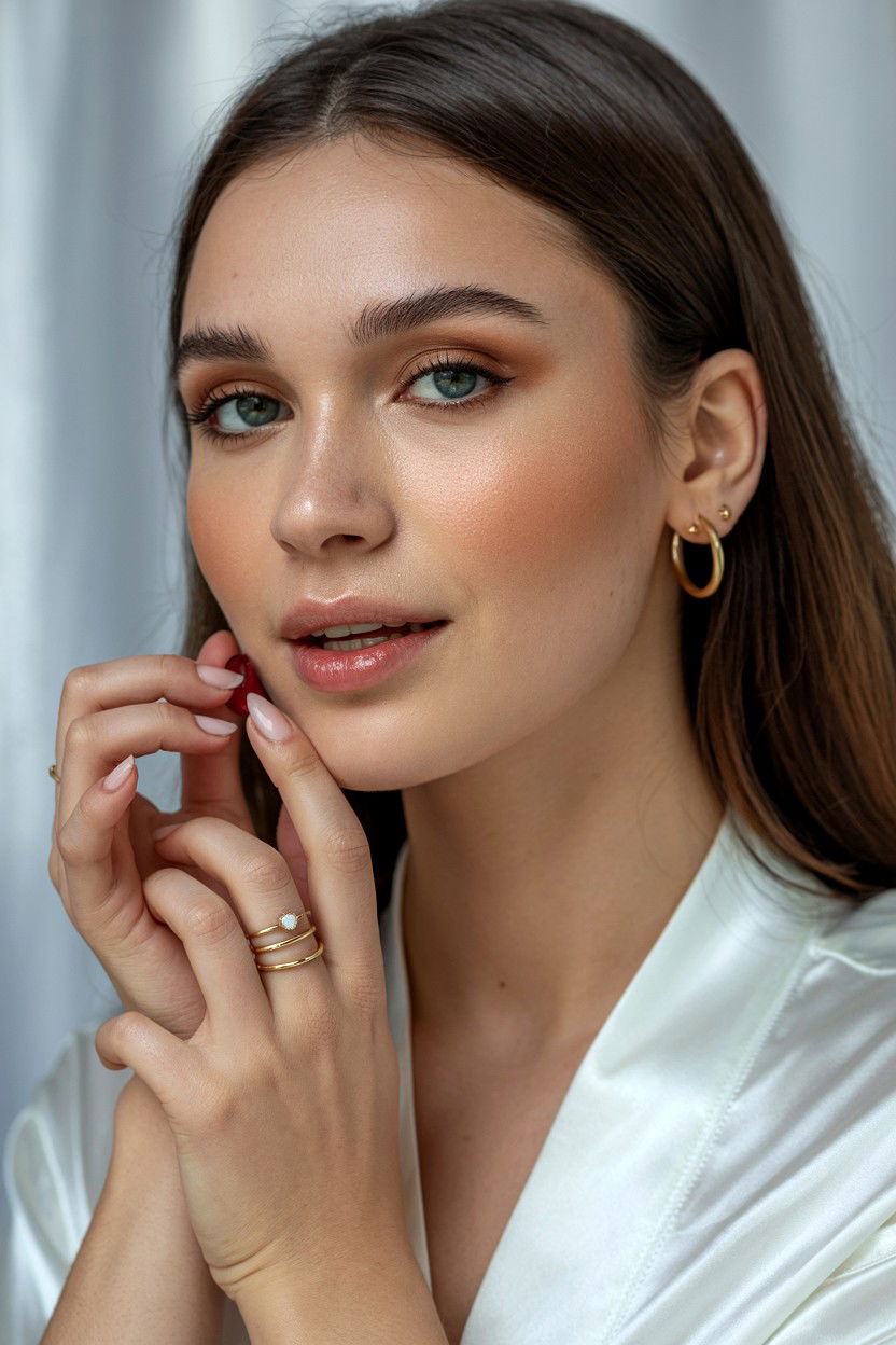 Dewy Skin - 25 Valentine's Day Makeup Looks