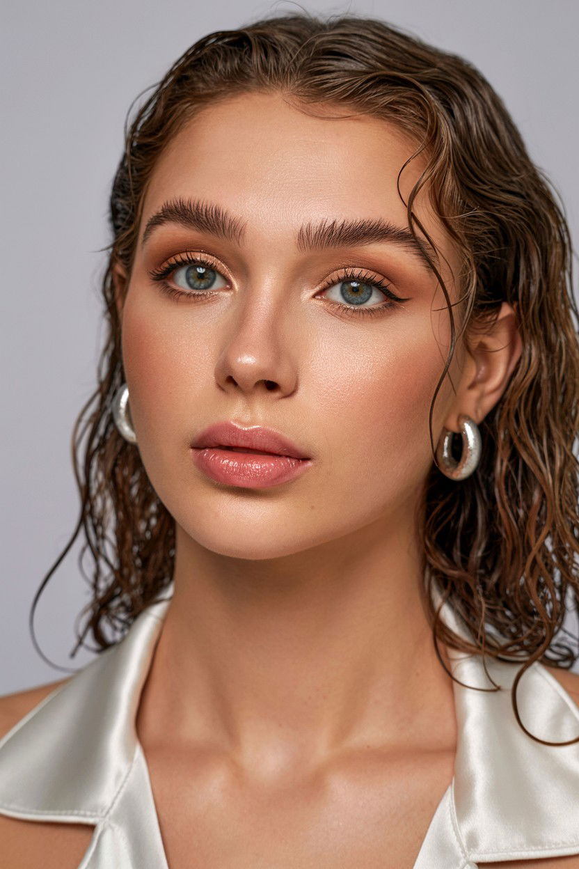 Dewy Skin Finish - 25 Natural Valentine's Day Makeup Looks