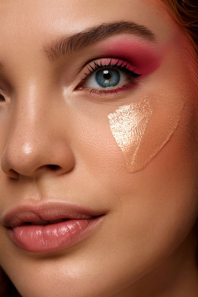 Dewy Skin Makeup Tutorial - 25 Valentine's Day Makeup Tutorials