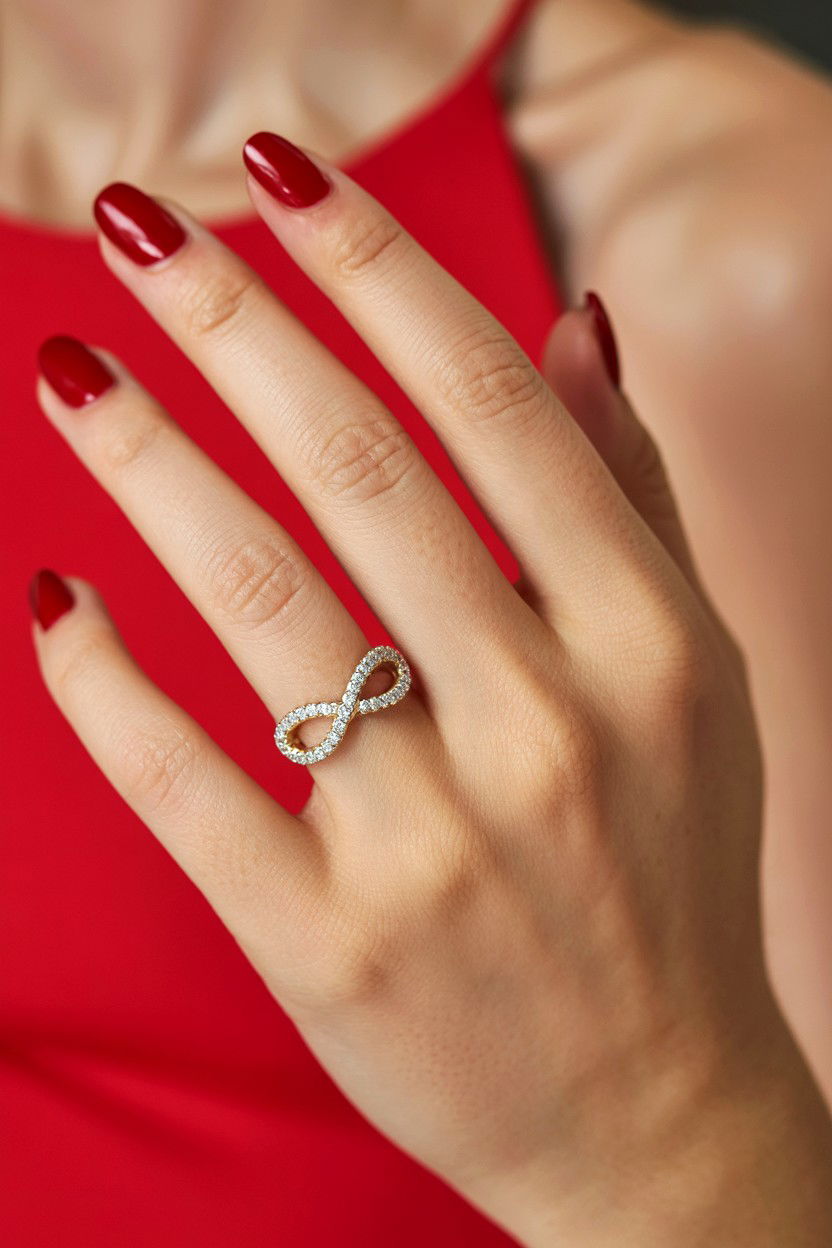 Diamond infinity ring - 25 Valentine's Day Infinity Jewelry Ideas