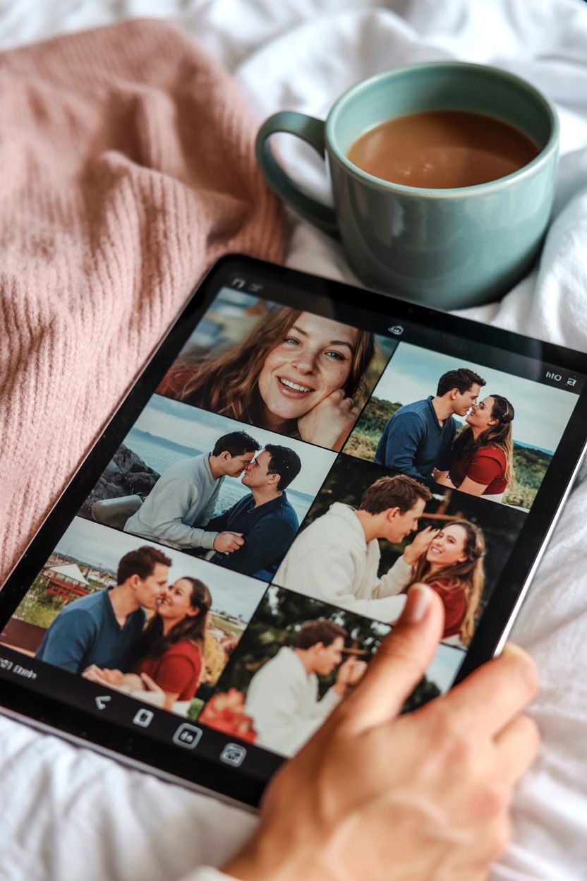 Digital Photo Album - 25 Long Distance Valentine's Day Video Call Ideas