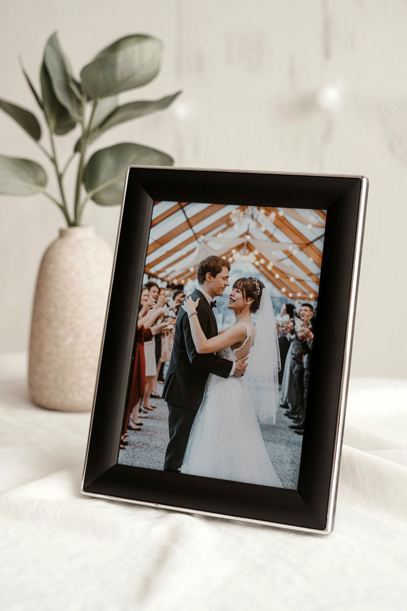 Digital Photo Frame - 25 Valentine's Day Gifts for Newlyweds