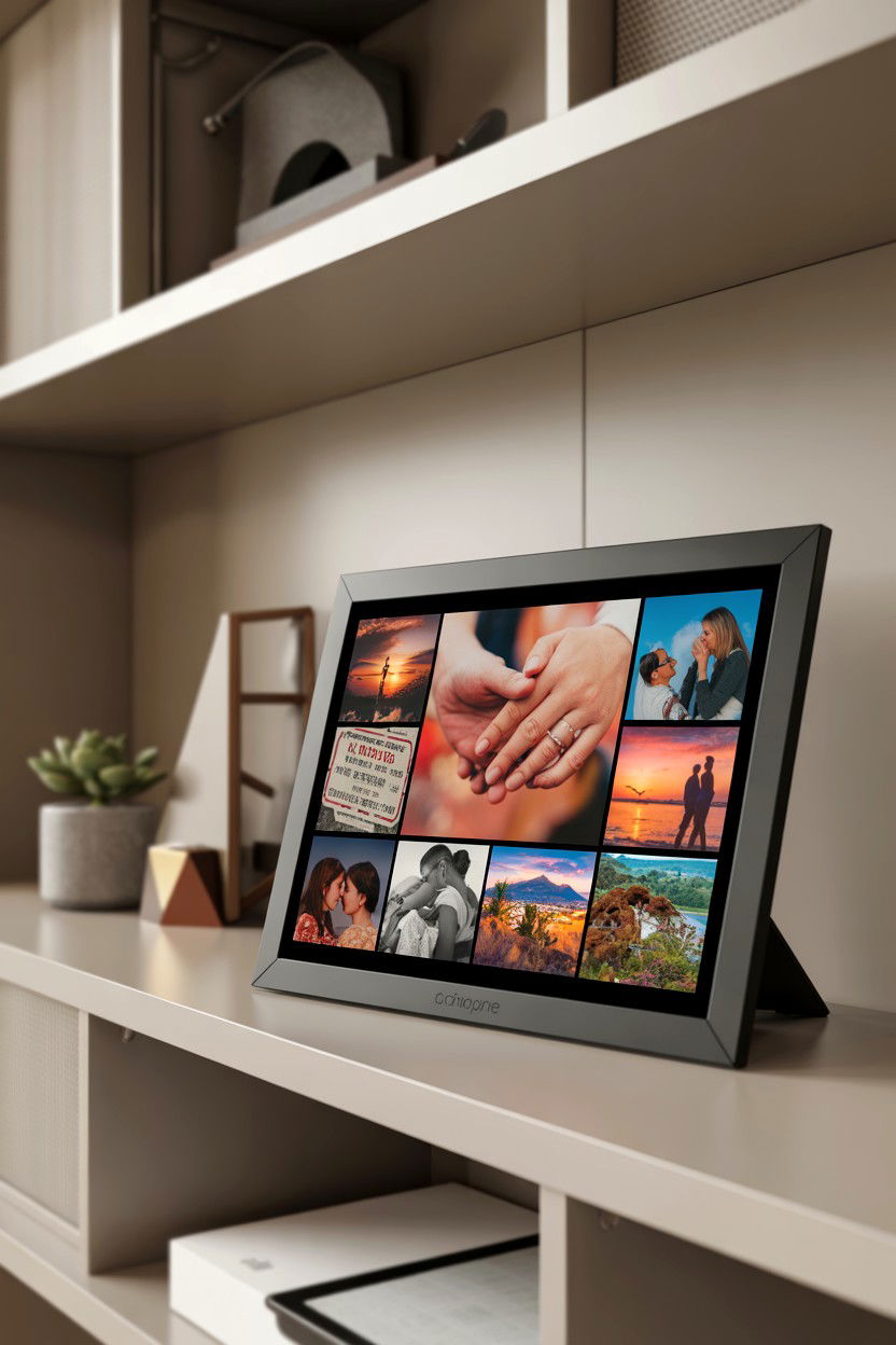 Digital Picture Frame - 25 Five Senses Gift Ideas for Boyfriend