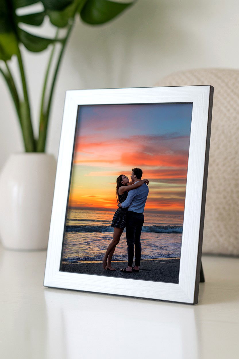 Digital picture frame - 25 Romantic Gifts for Husband on Valentine's Day