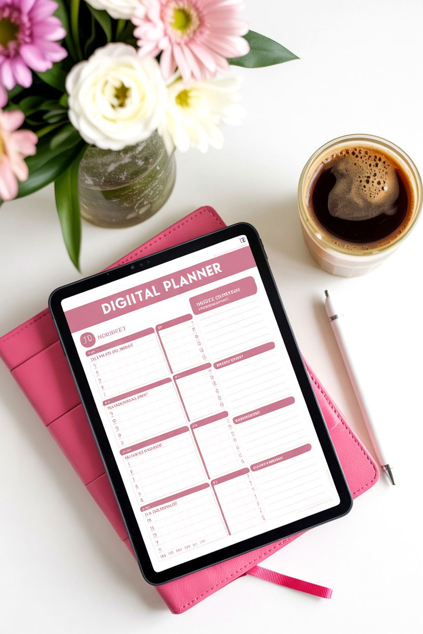 Digital planner download - 25 Valentine's Day Digital Gift Ideas