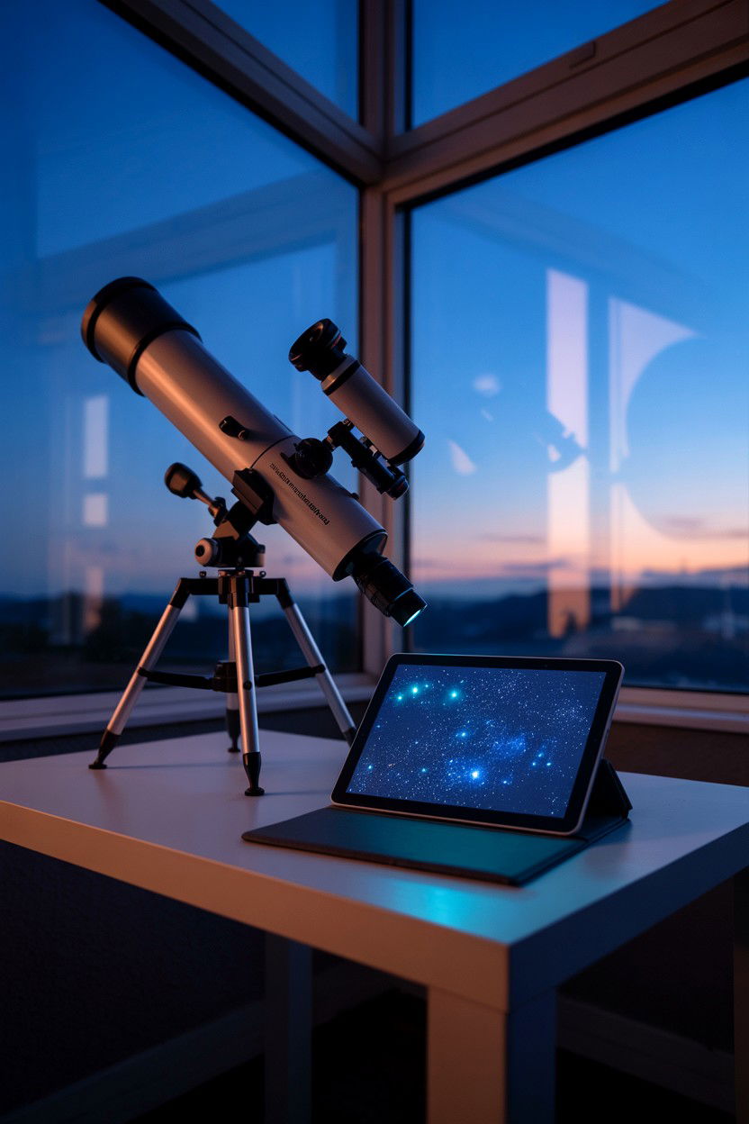 Digital stargazing session - 25 Valentine's Day Virtual Experience Ideas