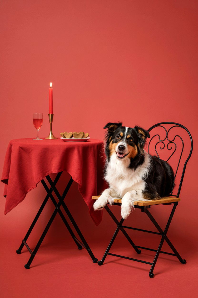 Dog Date Night - 25 Valentine's Day Pet Photoshoot Ideas