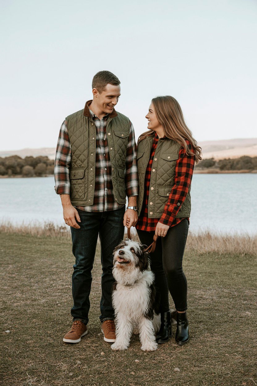 Dog Engagement Photos - 25 Valentine's Day Engagement Photo Ideas