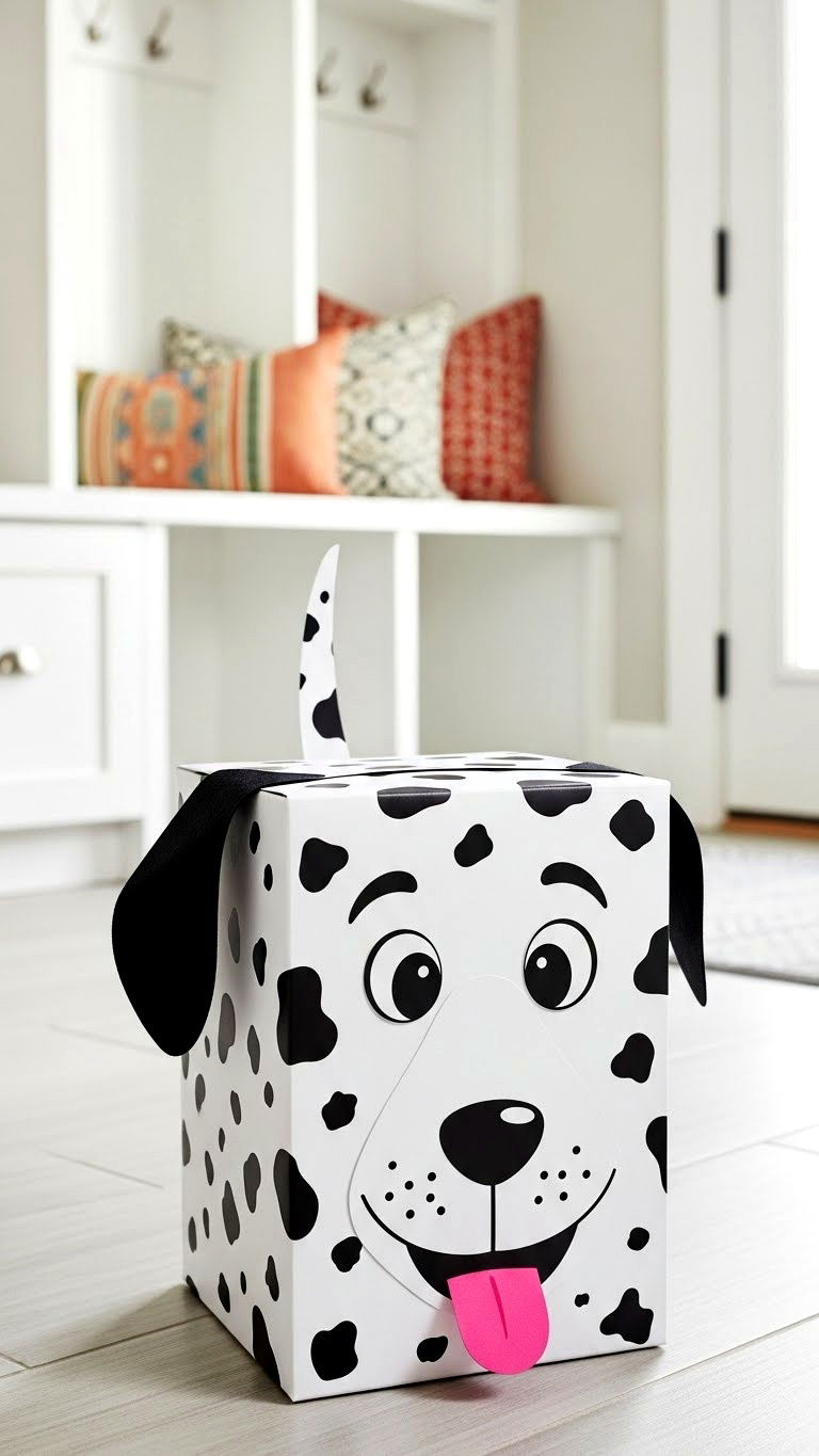 Dog Valentine Box - 25 valentine's day box ideas