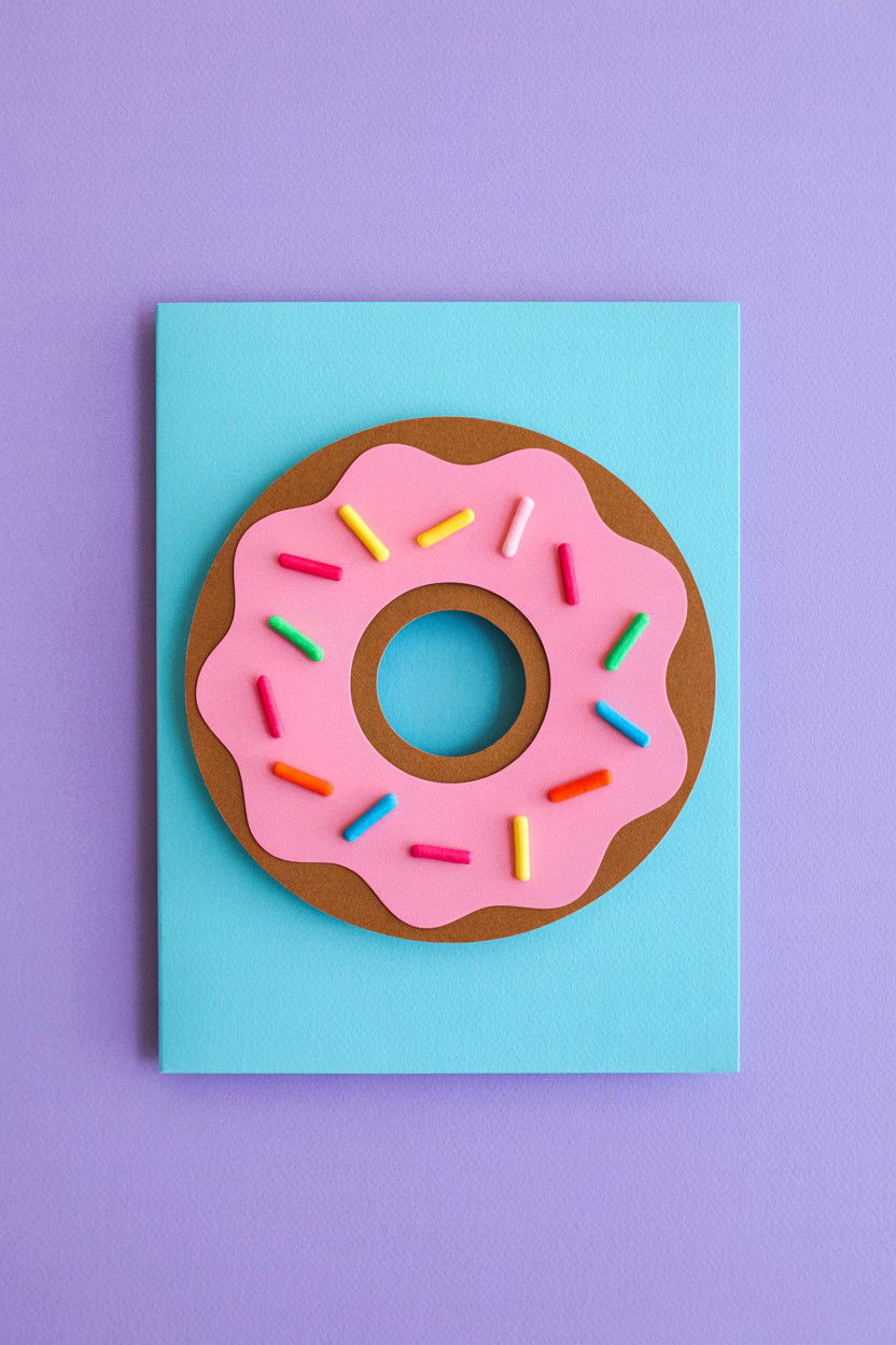 Donut Teacher Valentine Card - 25 Valentine's Day Cards for Teachers