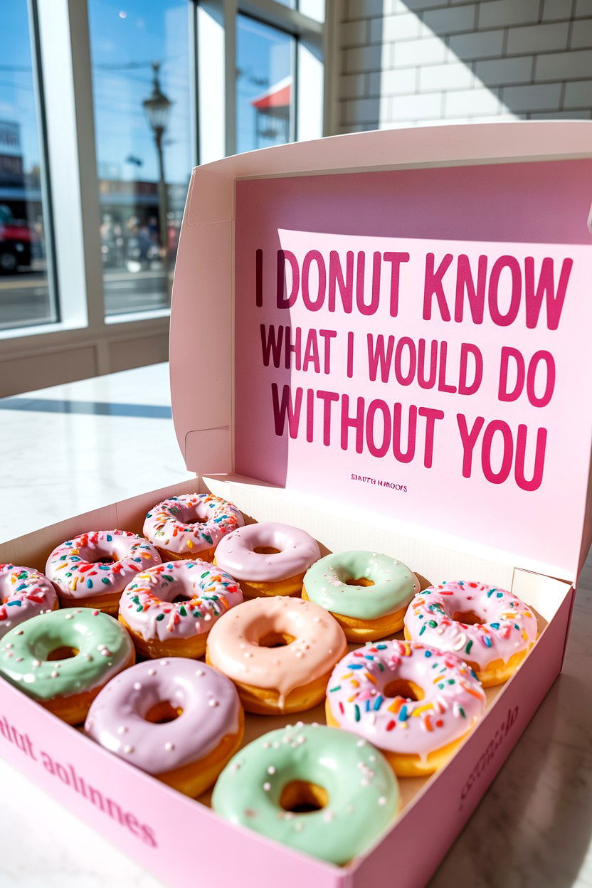 Donut Valentine Saying - 25 Cute Valentine's Day Sayings