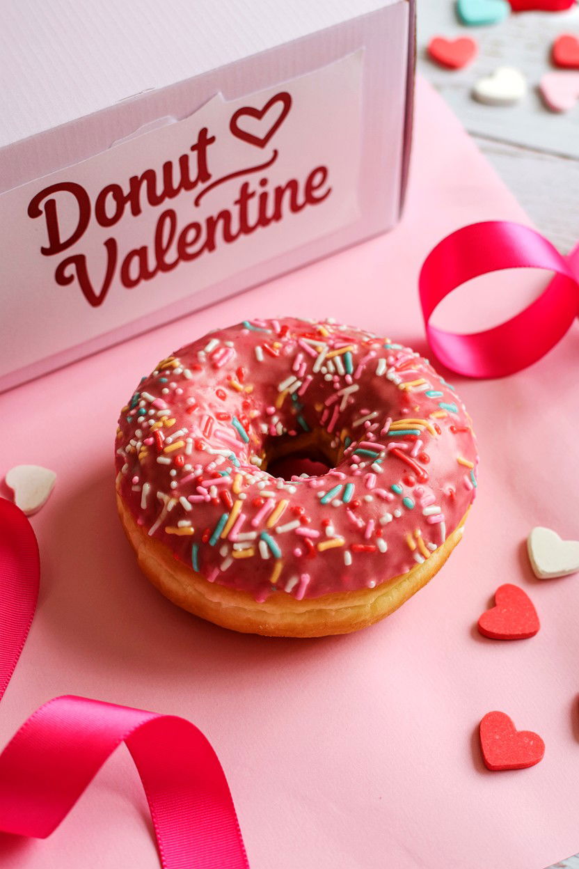 Donut Valentine Treat - 25 Valentine's Day Puns