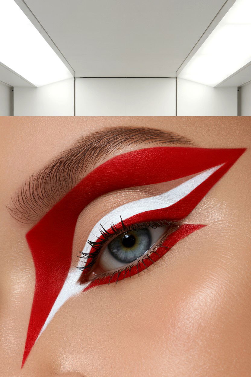 Double Cut Crease - 25 Cut Crease Valentine's Day Makeup Ideas