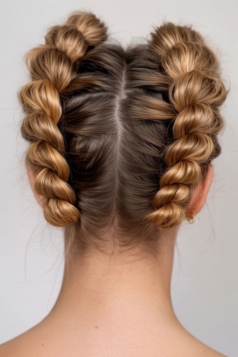 Double French Twist - 25 Valentine's Day French Twist Ideas