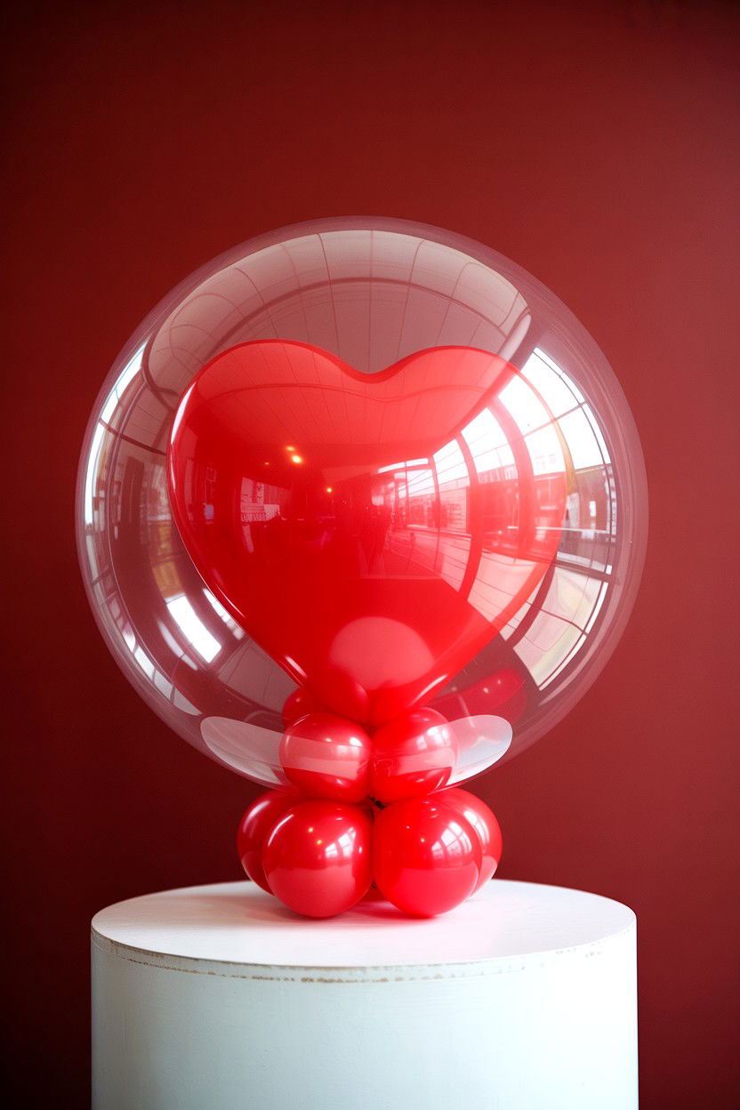 Best 25 Valentine's Day Clear Balloon Ideas For Decor