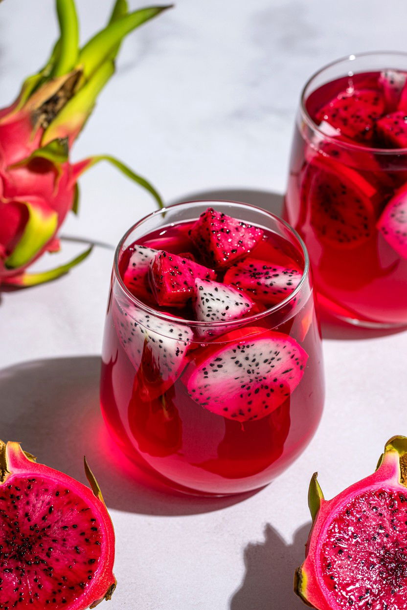 Dragon Fruit Sangria - 25 Valentine's Day Sangria Ideas