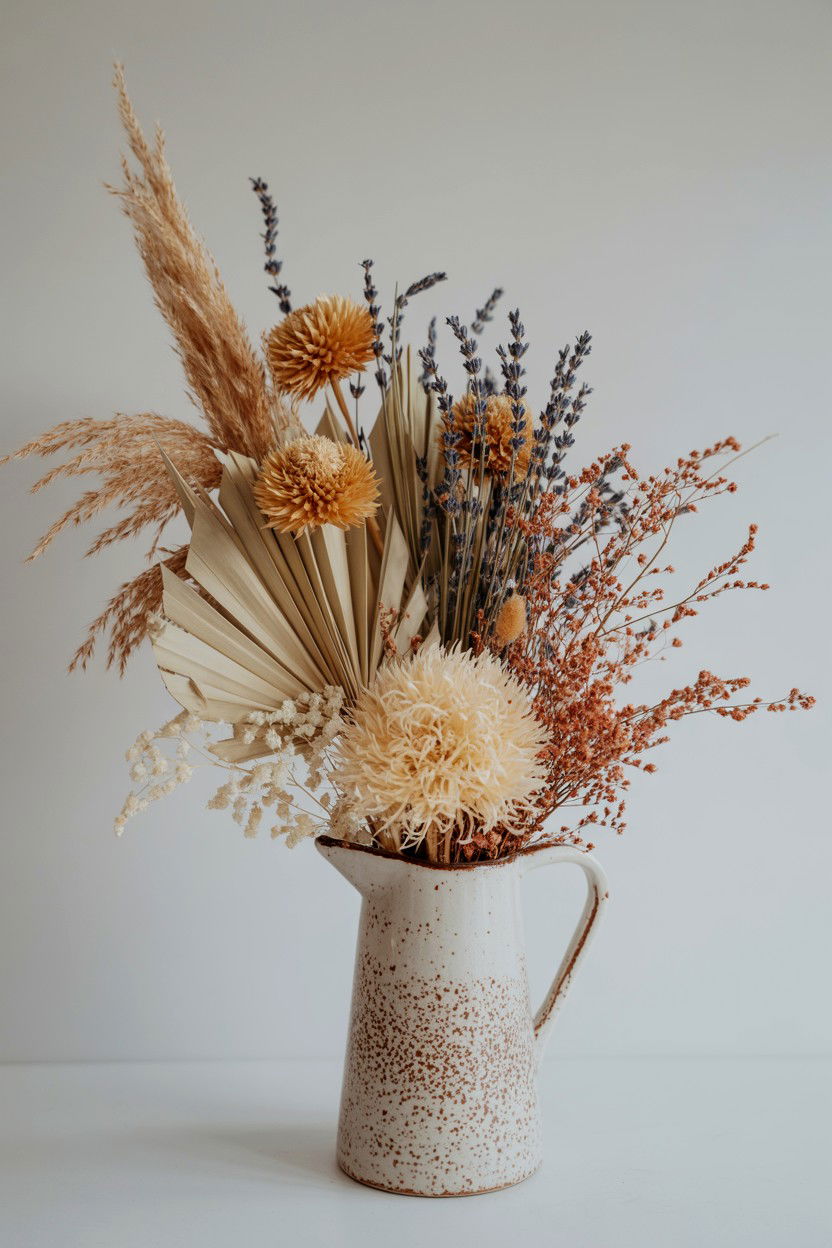 Dried Flower Arrangement - 25 Valentine's Day Flower Delivery Ideas