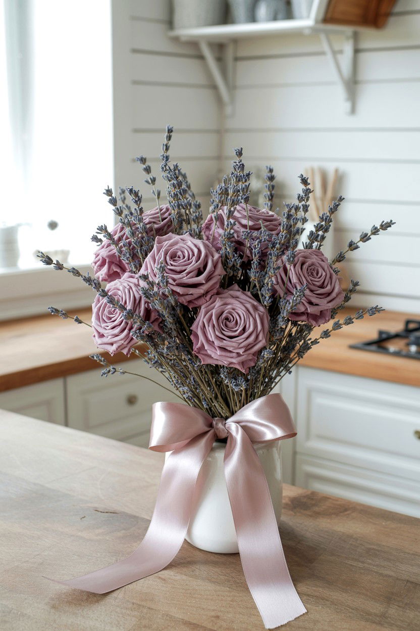 Dried Flower Bouquet - 25 Coquette Valentine's Day Ideas