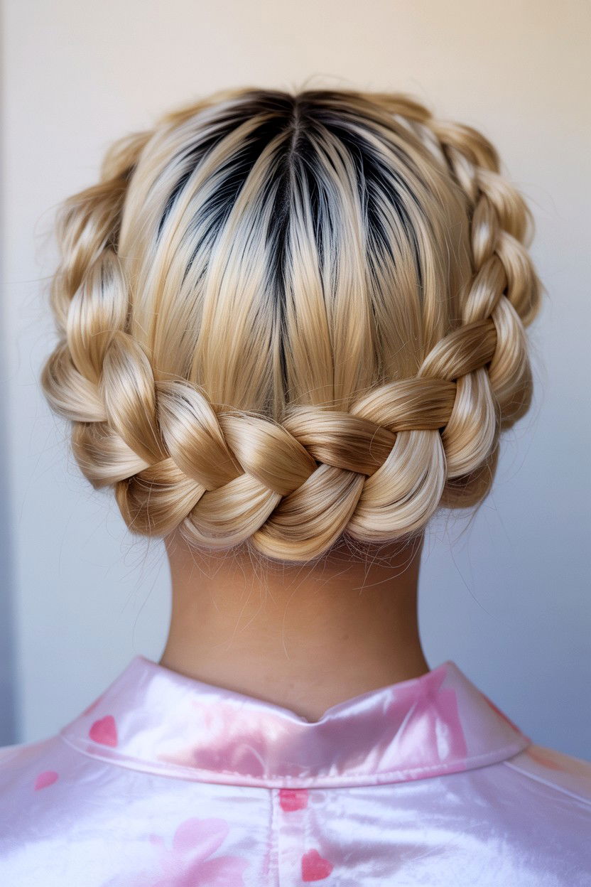 Dutch Crown Braid - 25 Valentine's Day Crown Braid Ideas