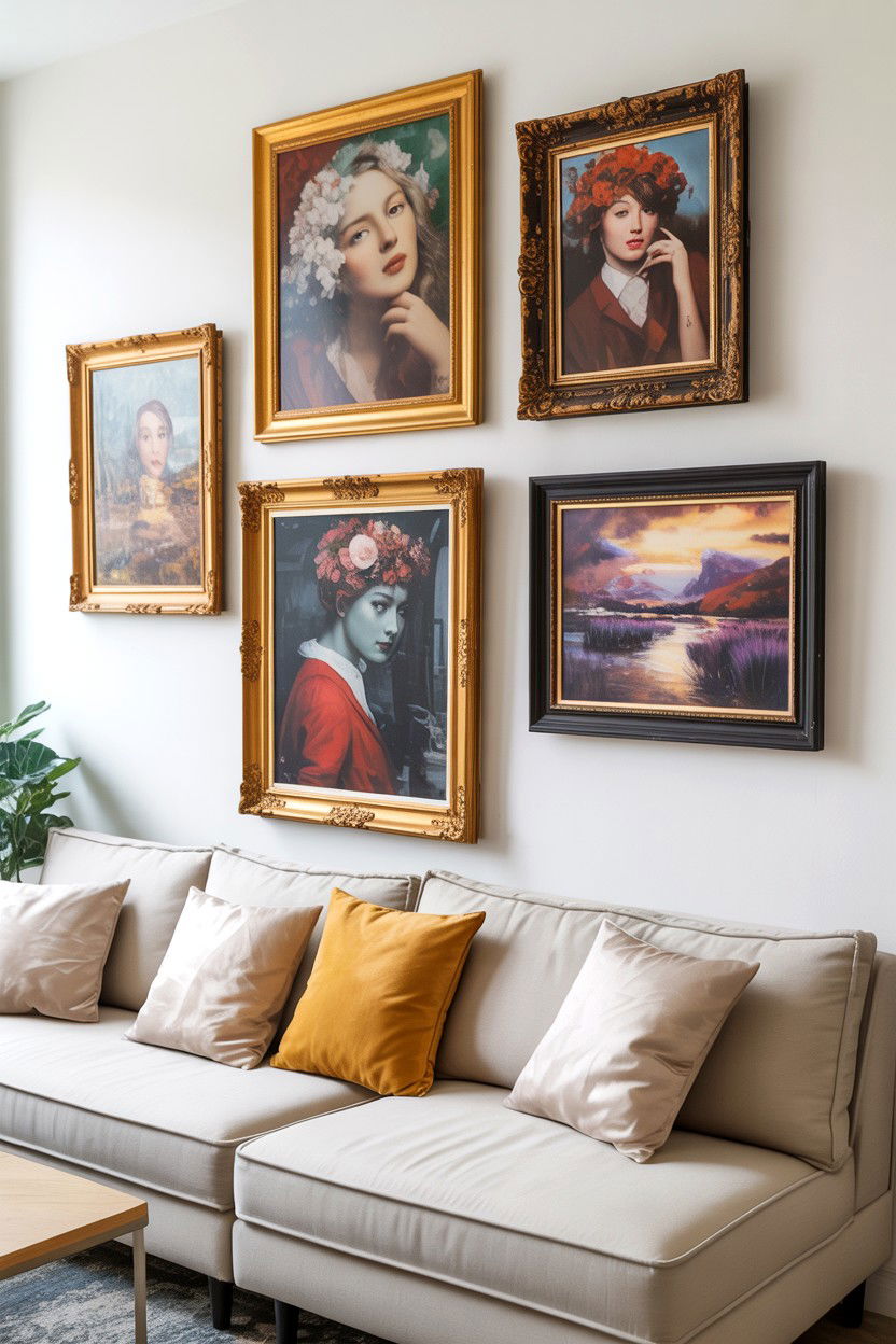 Eclectic Wall Art - 25 Maximalist Valentine's Day Ideas