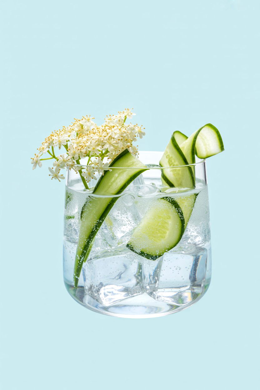 Elderflower Tonic - 25 Valentine's Day Sparkling Drink Ideas