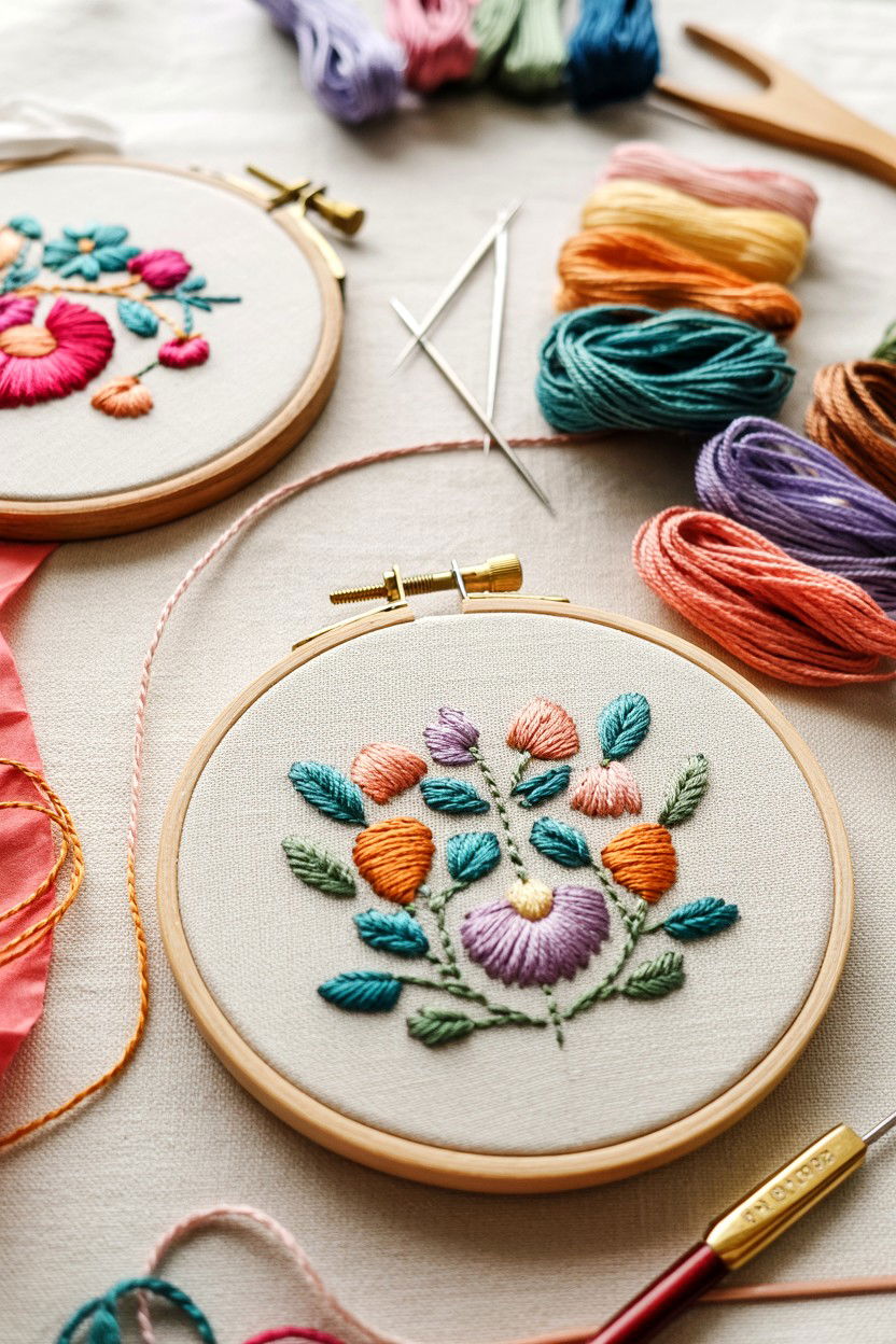 Embroidery Workshop - 25 Valentine's Day Workshop Ideas