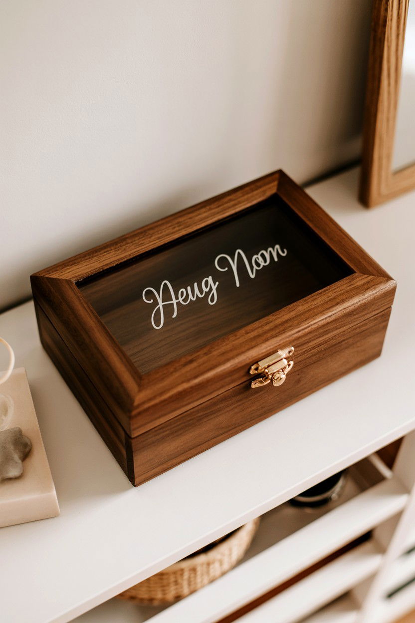 Engraved Jewelry Box - 25 Personalized Valentine's Day Gifts for Her
