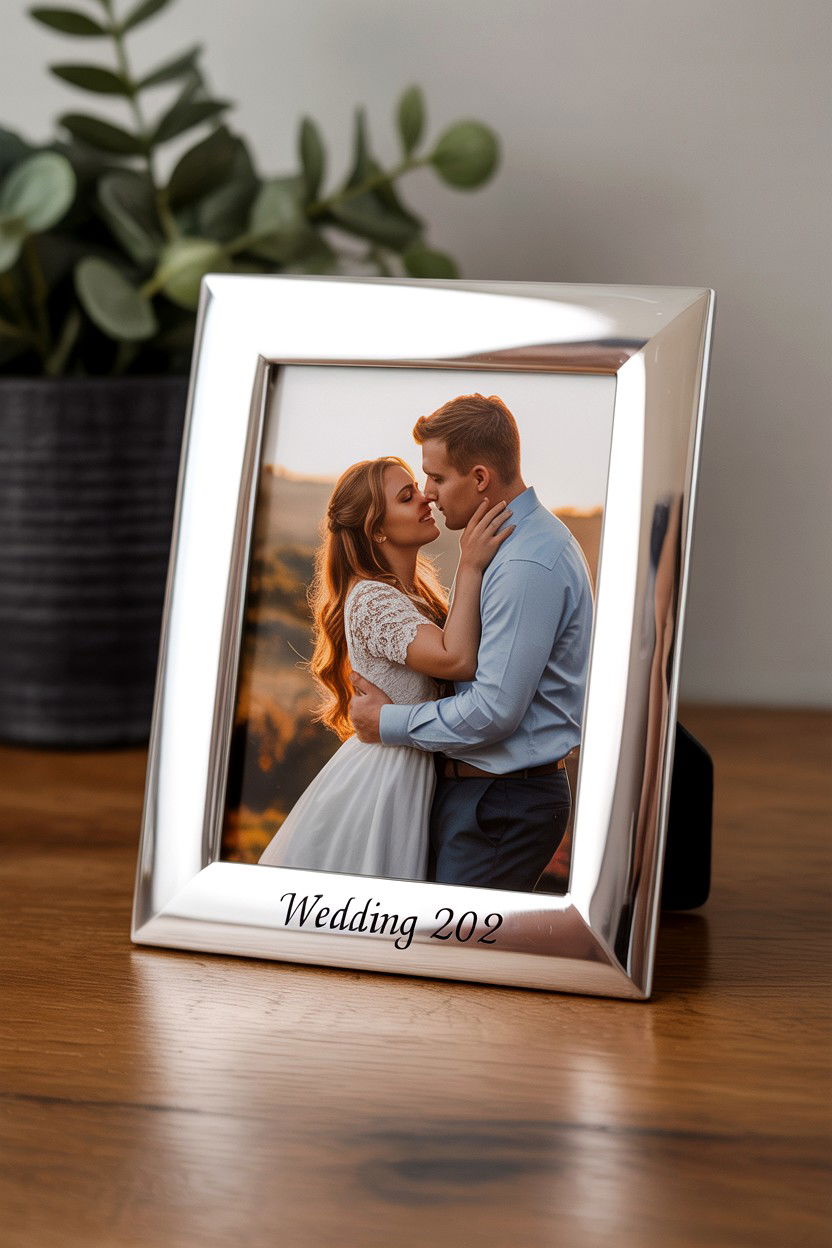 Engraved picture frame - 25 Sentimental Valentine's Day Gifts for Him