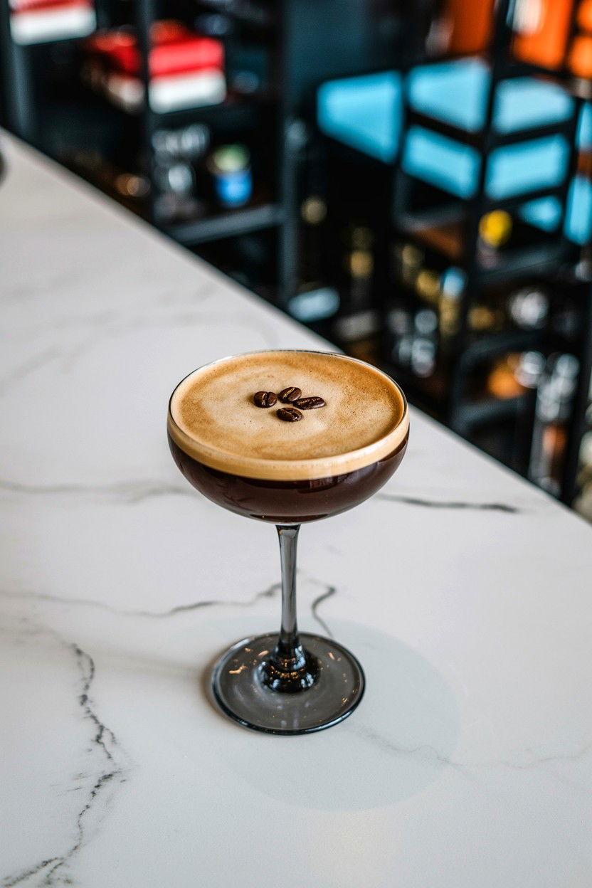 Espresso Vodka Martini - 25 Valentine's Day Vodka Cocktails