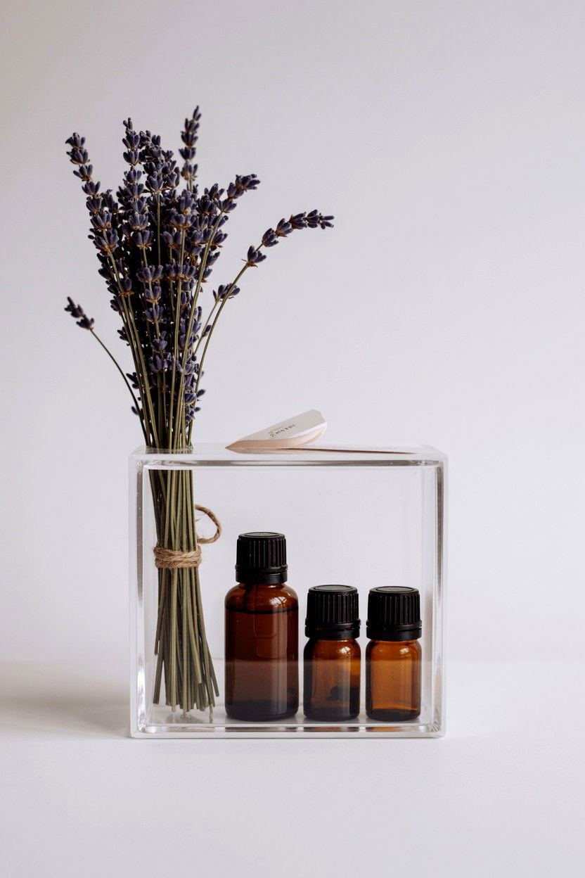 Essential Oil Box - 25 Valentine's Day Clear Box Ideas