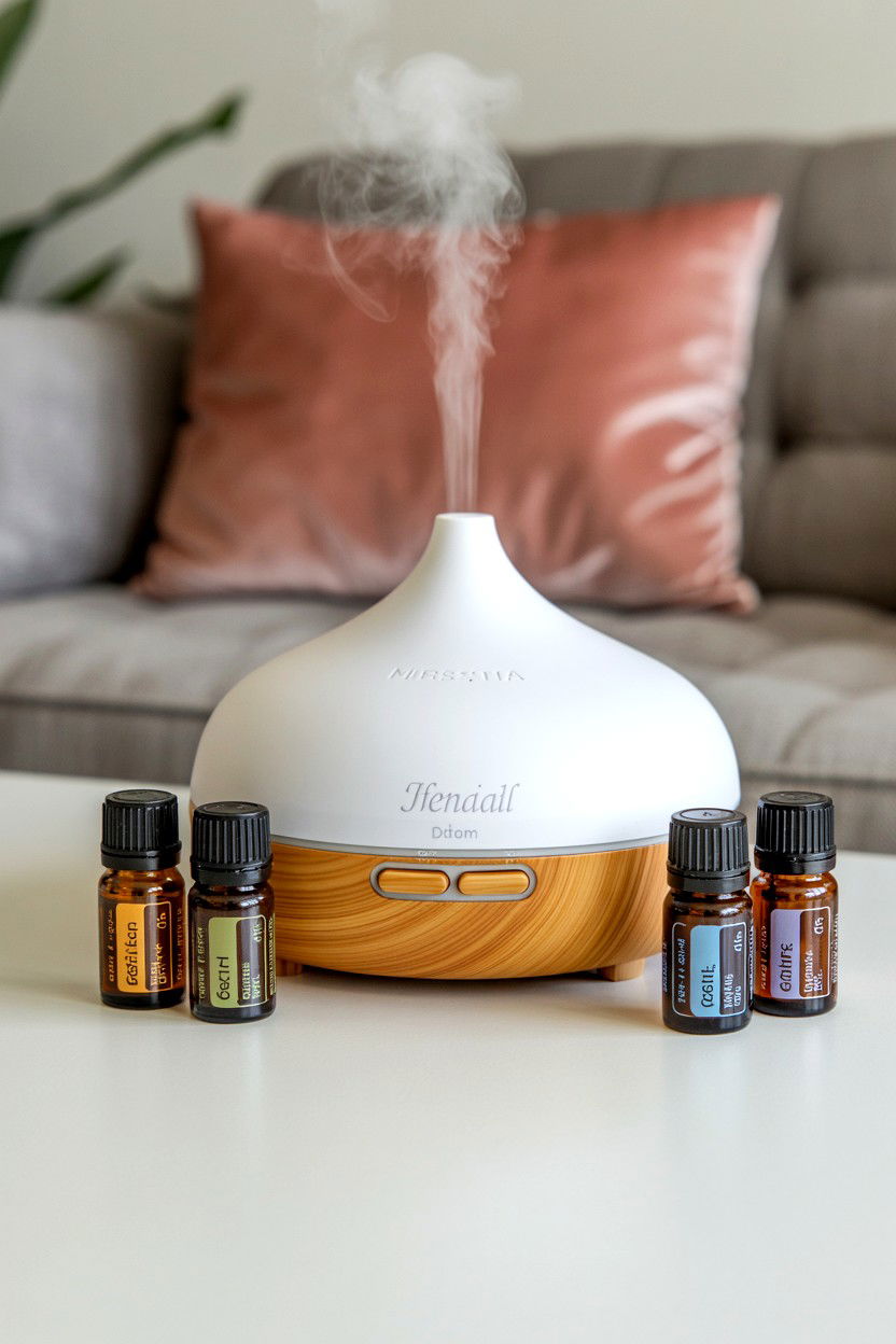 Essential Oil Diffuser Set - 25 Valentine's Day Pamper Gift Basket Ideas