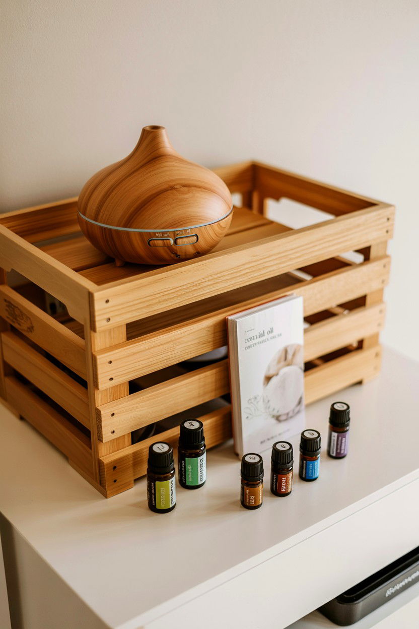 Essential Oil Spa Kit - 25 Valentine's Day Bath Gift Basket Ideas