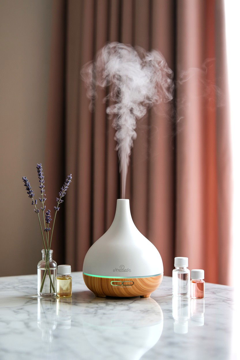 Essential oil diffuser - 25 Valentine's Day Spa Day Ideas