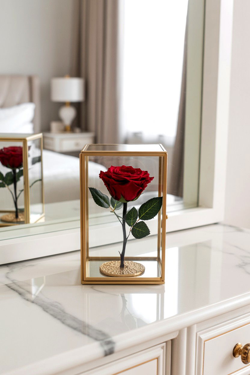 Eternal Rose Box - 25 Cheap Valentine's Day Gifts for Girlfriend