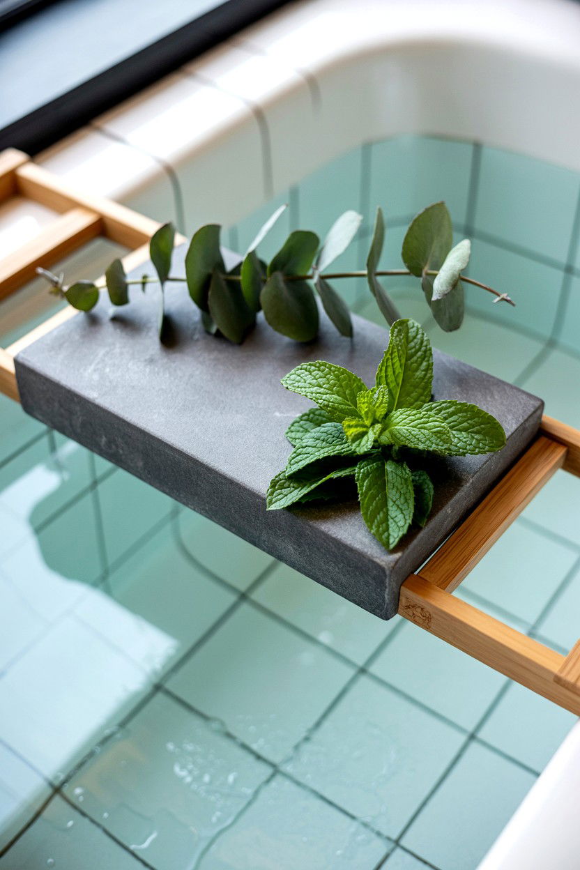 Eucalyptus Mint Bath - 25 Valentine's Day Bath Soak Ideas