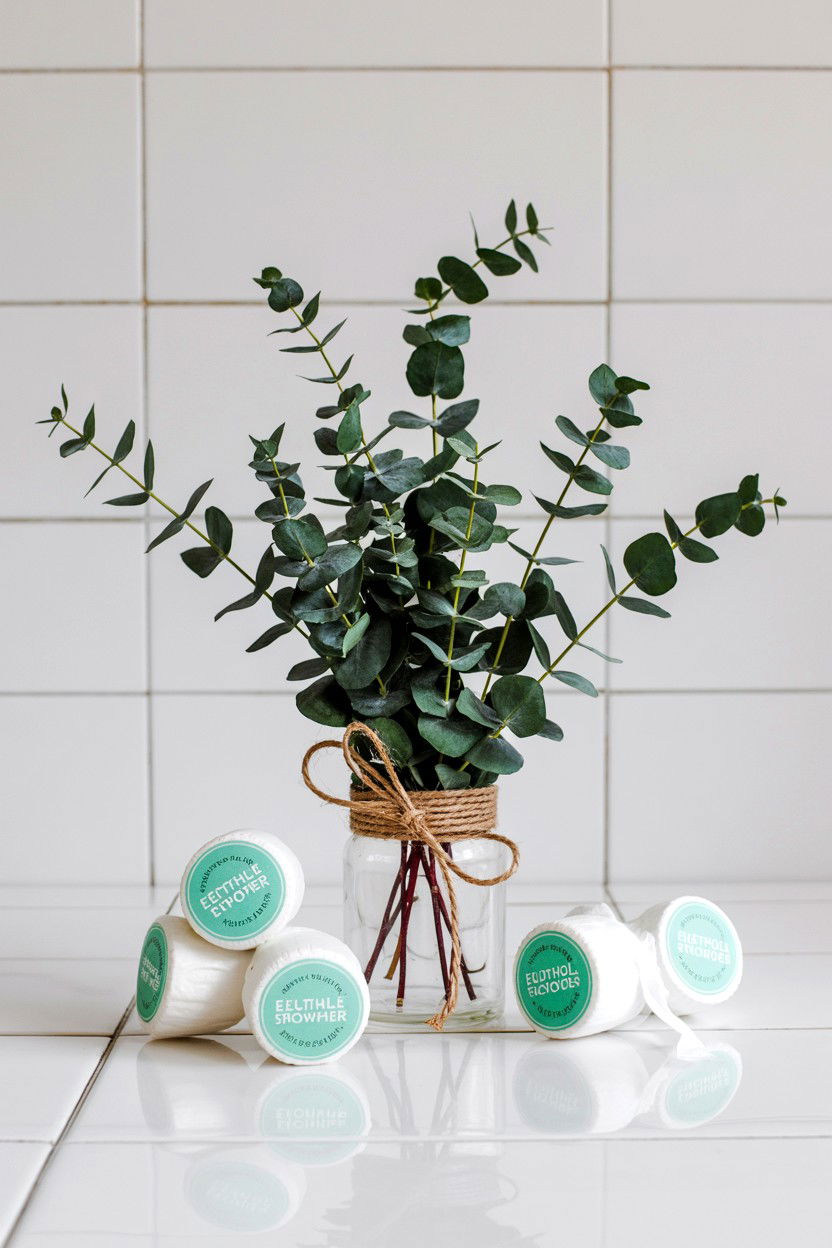 Eucalyptus Shower Bundle - 25 Valentine's Day Pamper Gift Basket Ideas