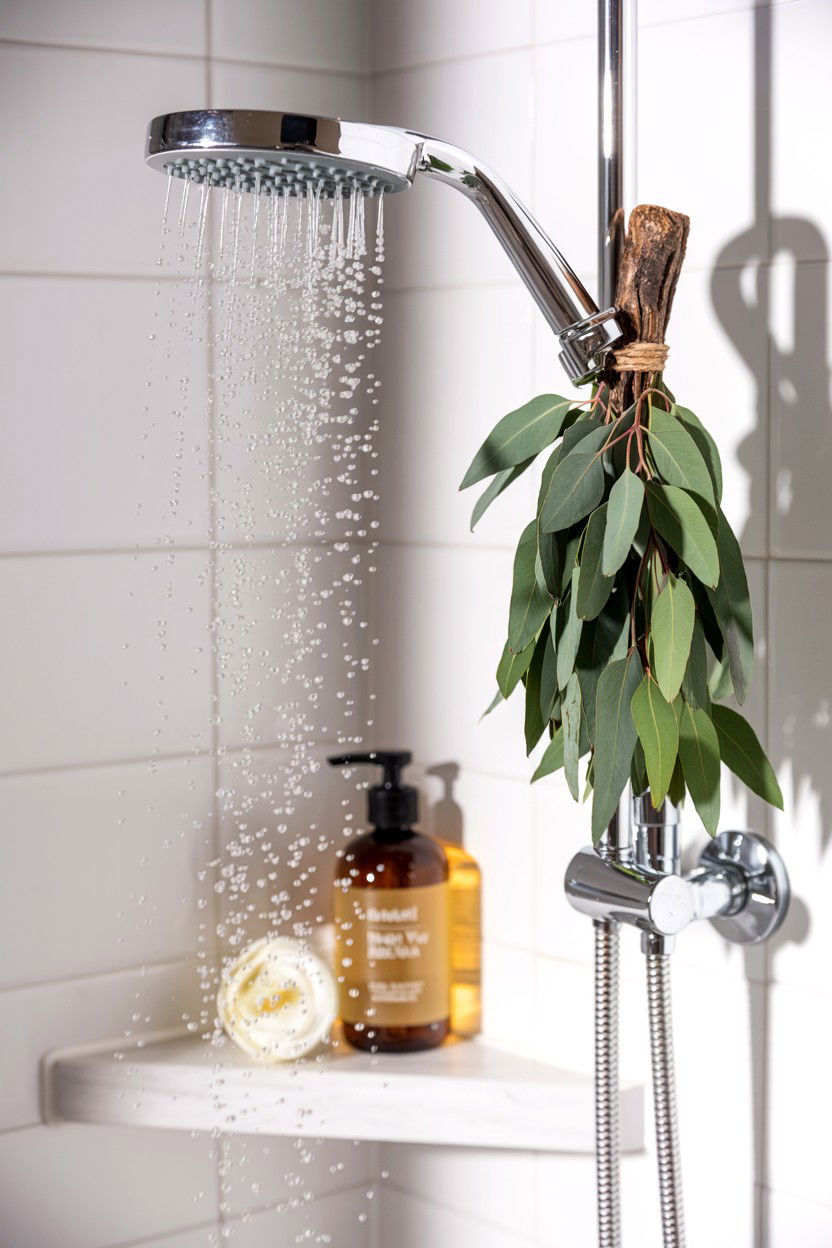 Eucalyptus Shower - 25 Valentine's Day Relaxation Ideas