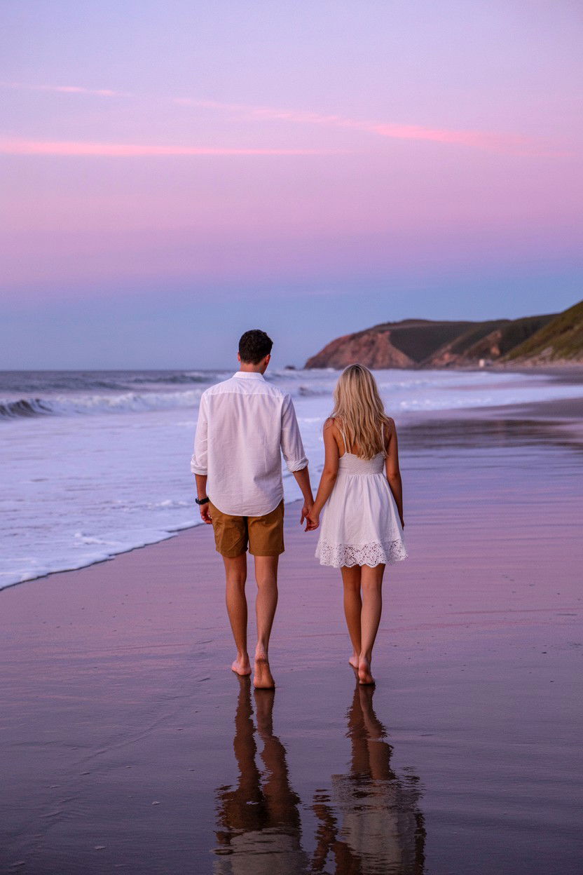 Evening Beach Walk - 25 Valentine's Day Romantic Gesture Ideas