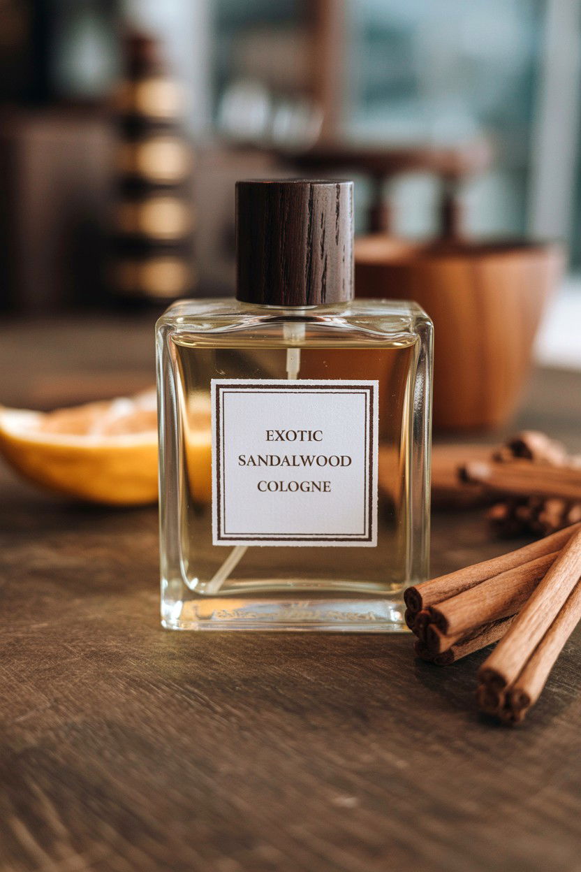 Exotic Sandalwood Cologne - 25 Valentine's Day Essential Oil Ideas