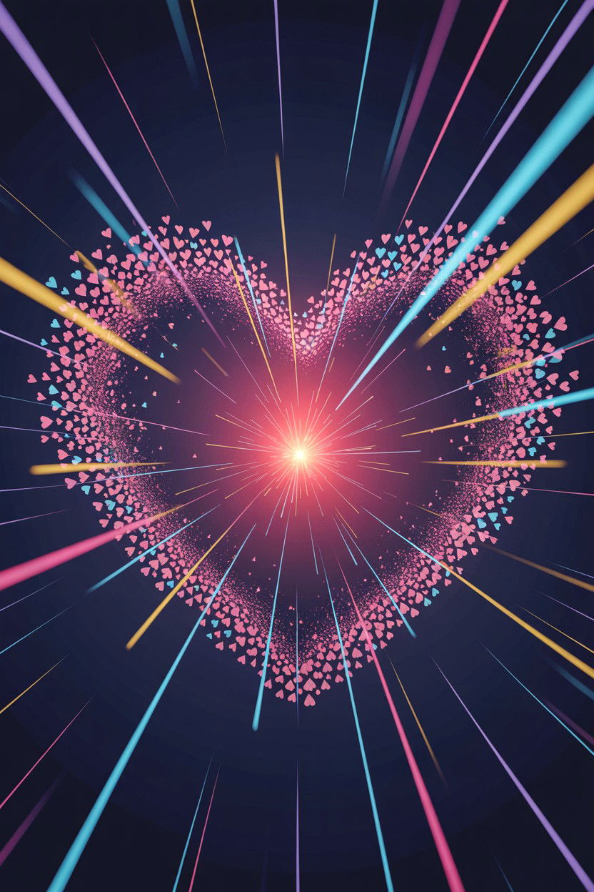 Exploding Heart - 25 Valentine's Day Flip Book Ideas