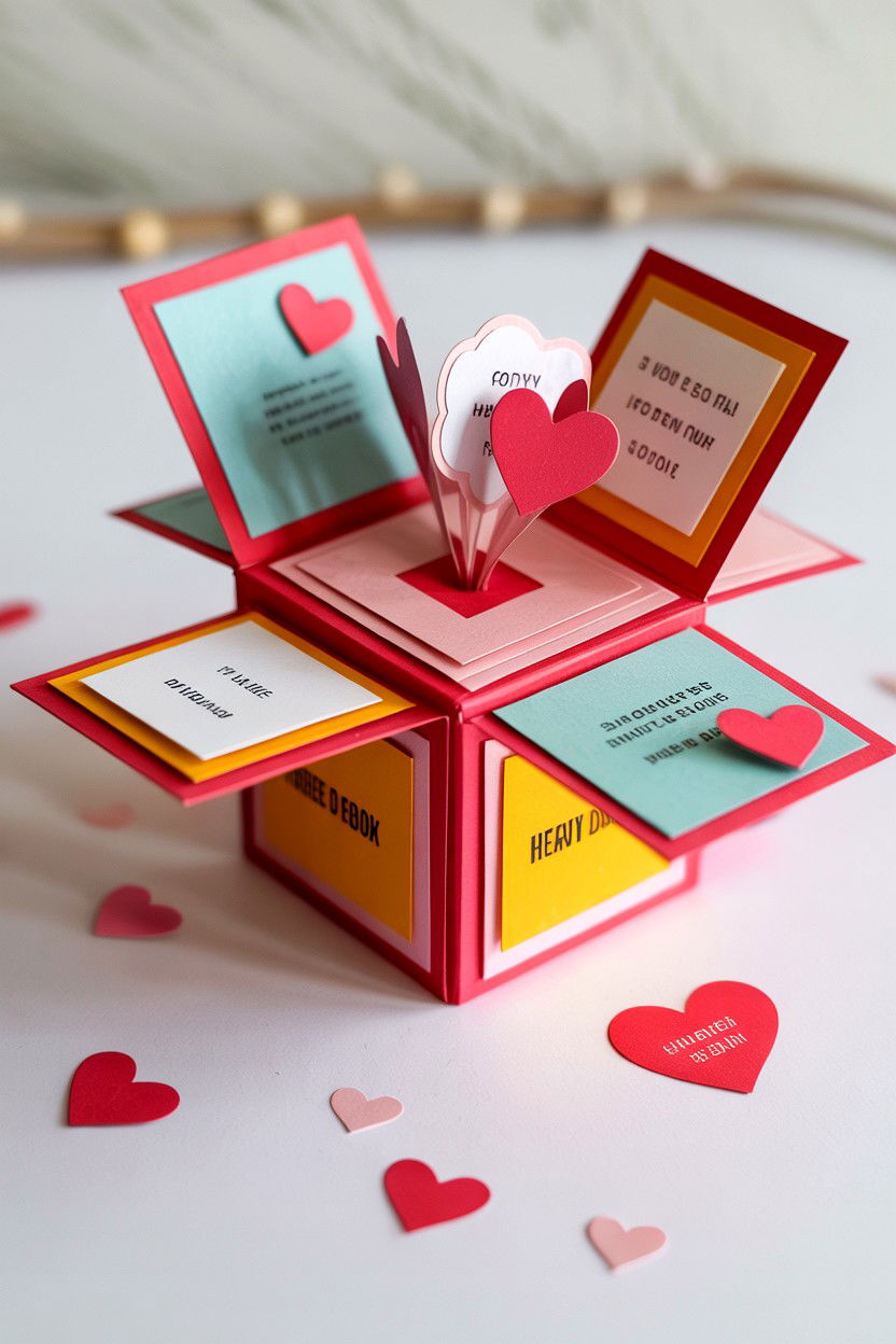 Explosion Box - 25 Long Distance Valentine's Day Care Package Ideas