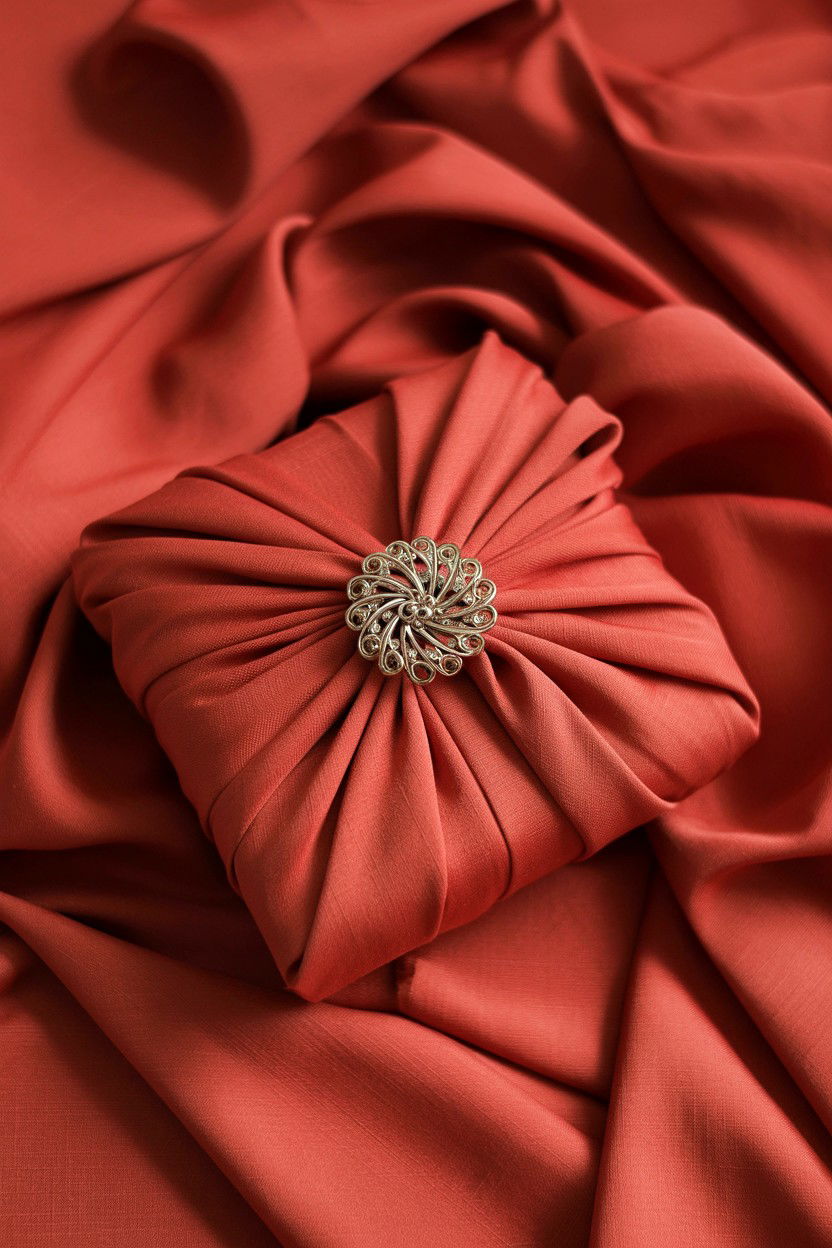 Fabric Gift Wrap - 25 Valentine's Day Wrapping Paper Ideas